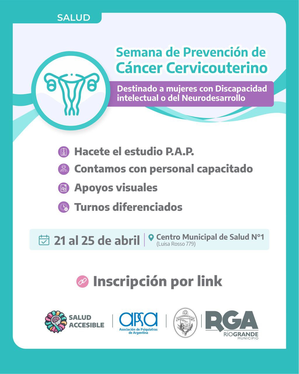 EL MUNICIPIO PRESENTA LA CAMPAÑA DE PREVENCIÓN DE CÁNCER CERVICOUTERINO PARA MUJERES CON DISCAPACIDAD INTELECTUAL Y DEL NEURODESARROLLO