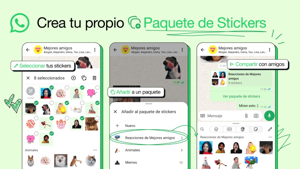 WhatsApp revoluciona la comunicación: ahora puedes diseñar tus propios stickers sin salir de la app