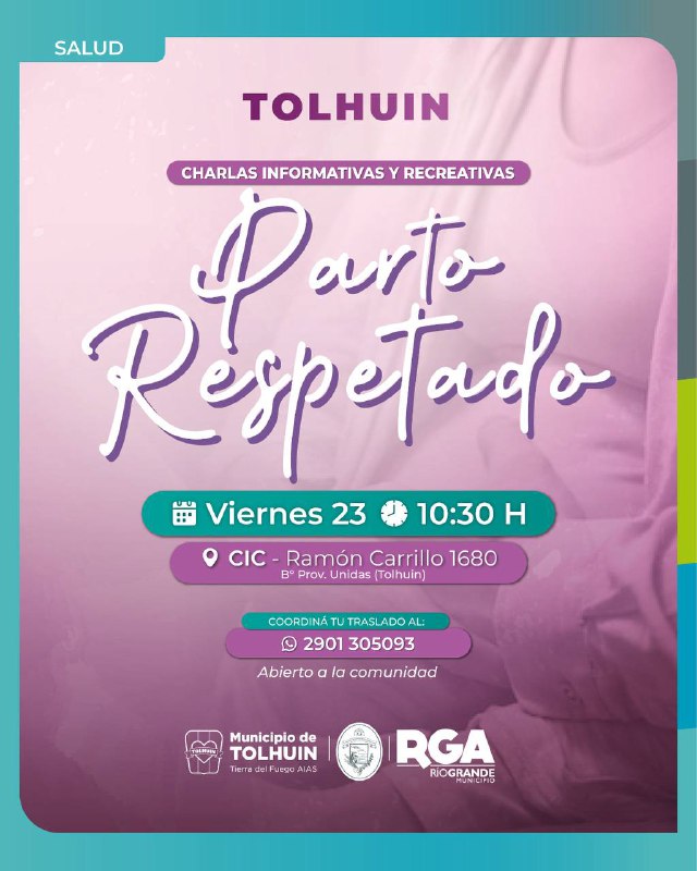 Actividades por la Semana Mundial del Parto Respetado en Tolhuin