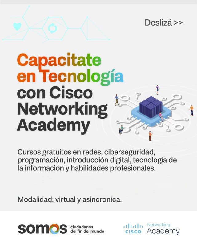 La Agencia De Innovación Y Cisco Networking Academy Continúan Formando Talento Local Fueguino