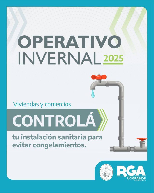 OPERATIVO INVIERNO 2025: RECOMENDACIONES PARA PROTEGER LAS CAÑERÍAS DEL CONGELAMIENTO