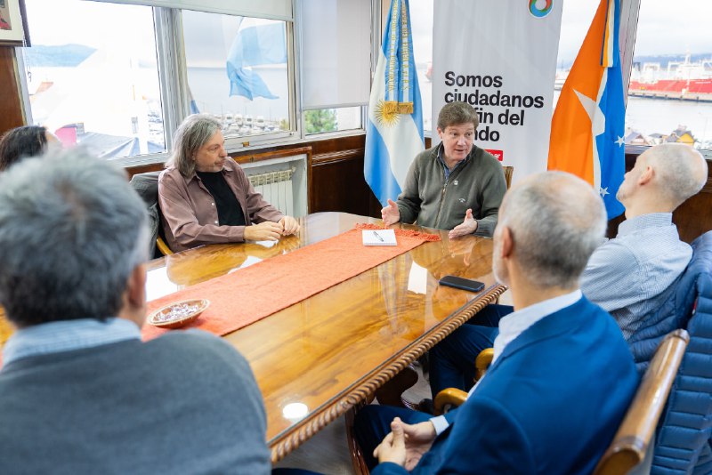 El Secretario General De FEDUN Expresó Al Gobernador Su Respaldo En La Lucha Por Sostener Los Puestos Laborales En La Provincia