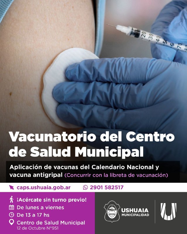 LA MUNICIPALIDAD INAUGURA EL PRIMER VACUNATORIO MUNICIPAL EN EL CENTRO DE SALUD