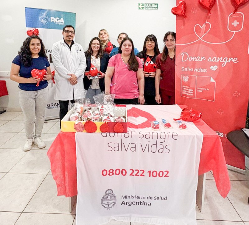 VECINOS Y VECINAS SE SUMARON A UNA JORNADA DE DONACIÓN VOLUNTARIA DE SANGRE