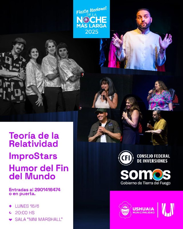 La “Noche Más Larga 2025” Prepara Un Lunes A Puro Arte Y Humor