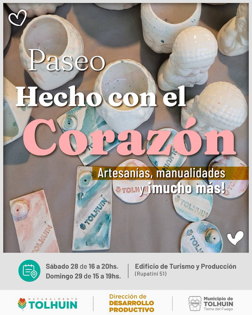 Este fin de semana vuelve el Paseo “Hecho con el Corazón” en Tolhuin