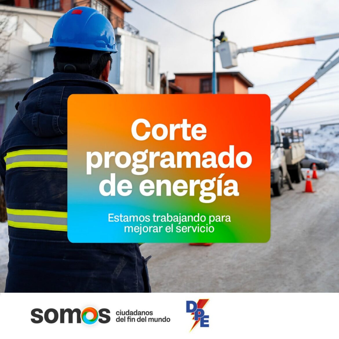 CORTE PROGRAMADO DEL SERVICIO ELÉCTRICO EN TOLHUIN