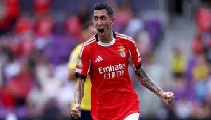 Di María despide su etapa en Benfica con un gol clave en el Mundial de Clubes