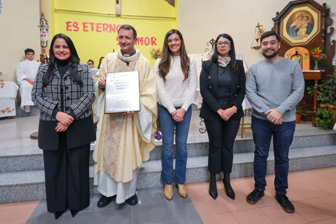 Concejales participaron del 40 Aniversario de la Parroquia Sagrada Familia