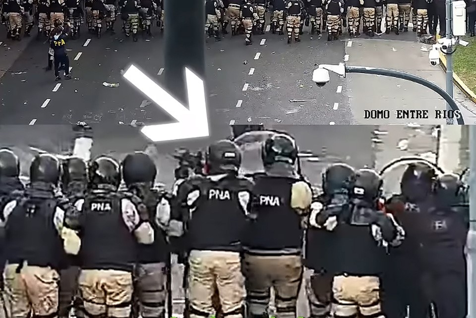 Identifican al agente de Prefectura que dejó sin visión a un manifestante durante la represión a jubilados