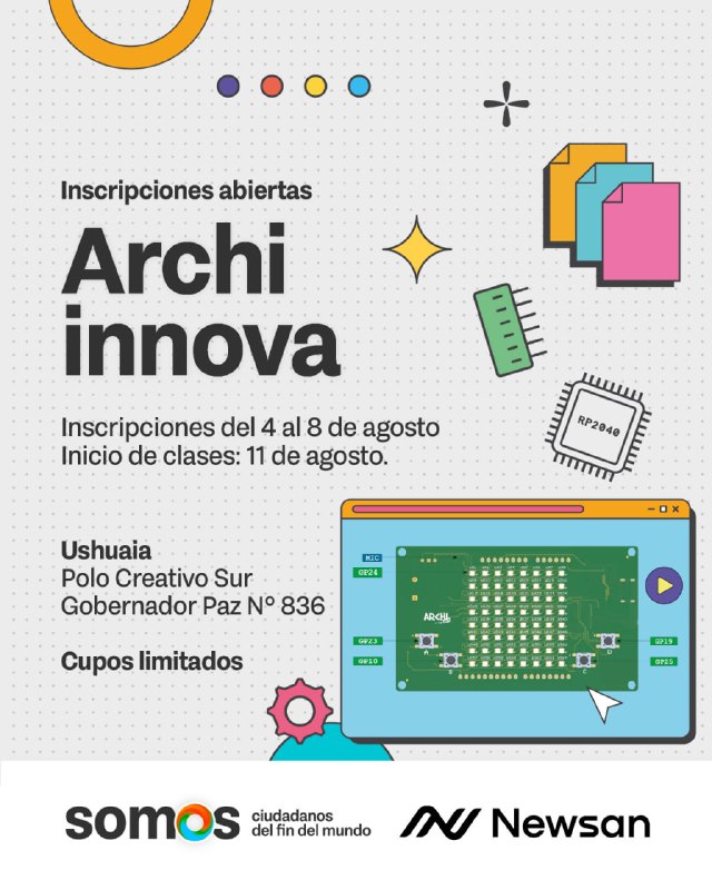 Continúan Abiertas Las Inscripciones Para ARCHI INNOVA En El Polo Creativo Sur