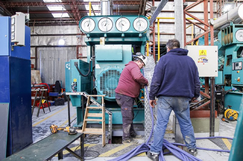 CONTINÚA LA PUESTA EN MARCHA DEL EQUIPO CUMMINS 3 EN TOLHUIN