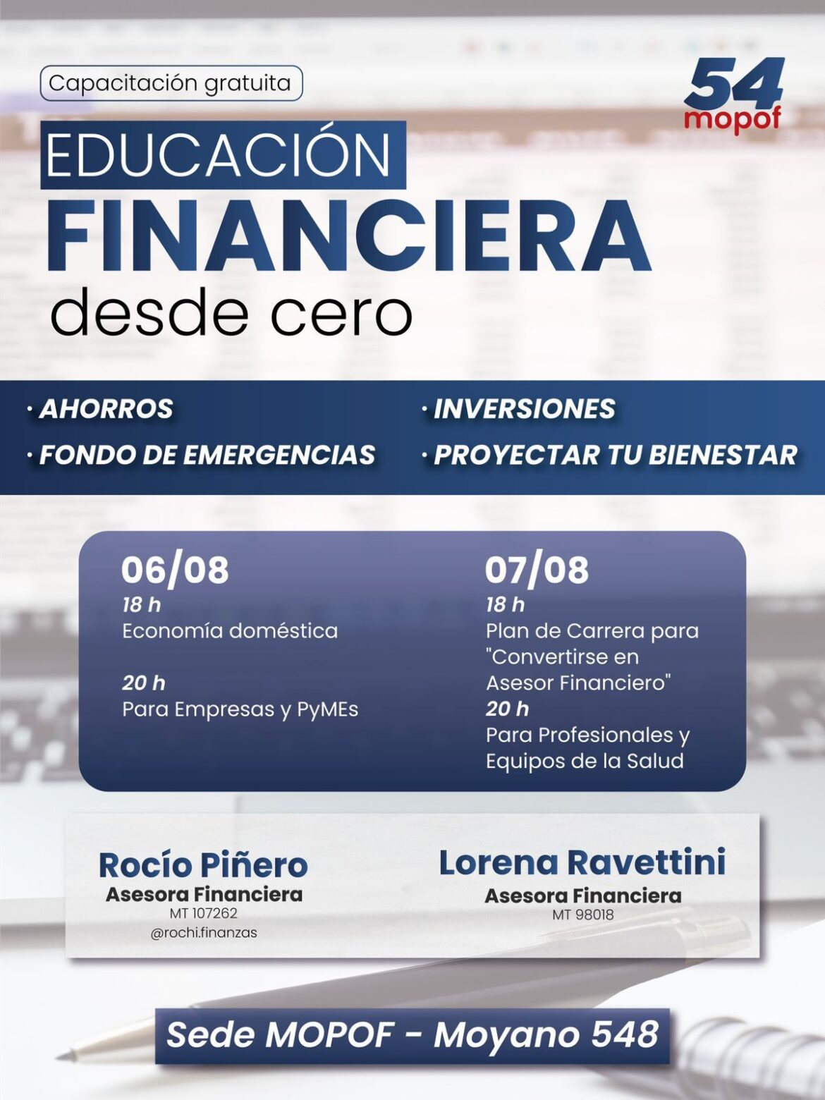 Educación financiera: El MPF acompaña a las familias brindando capacitación gratuita