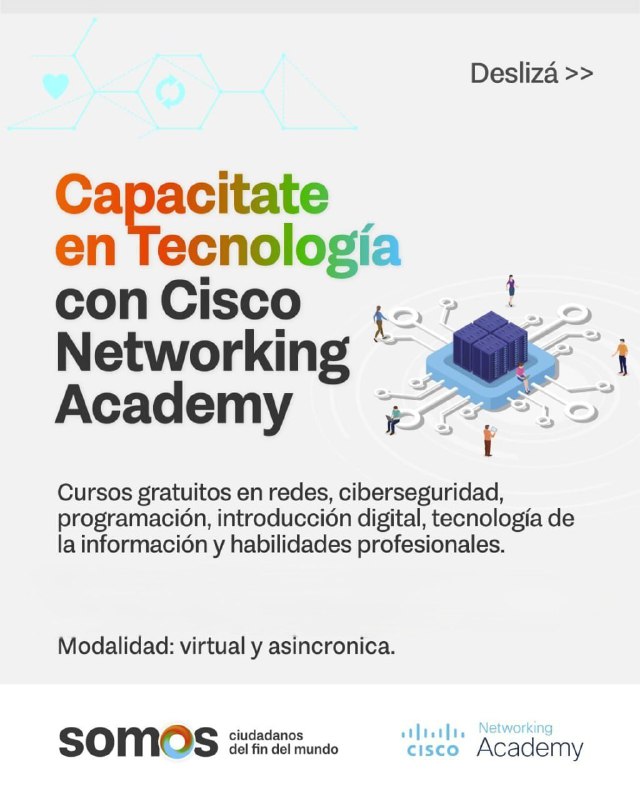 La Agencia De Innovación Continúa Con Capacitaciones Digitales Junto A Cisco Networking Academy