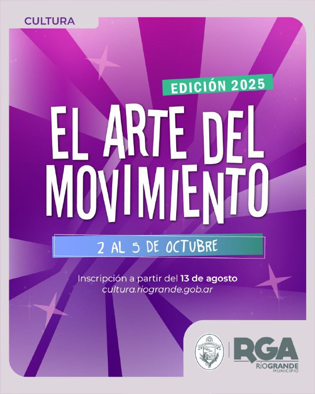 ESTÁN ABIERTAS LAS INSCRIPCIONES PARA “EL ARTE DEL MOVIMIENTO” 2025