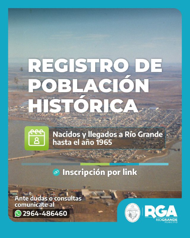 REABREN LAS INSCRIPCIONES PARA FORMAR PARTE DEL REGISTRO DE POBLACIÓN HISTÓRICA