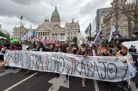 San Cayetano: una marcha multitudinaria contra el ajuste y por la unidad obrera