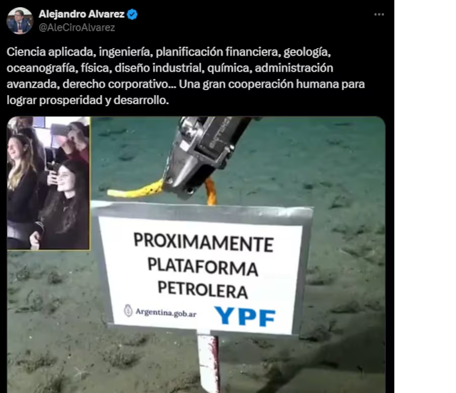 Polémica por mensaje oficial que cuestiona investigación científica en el Mar Argentino