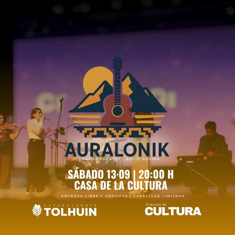 El Municipio de Tolhuin celebra la quinta edición de ABRE con la propuesta musical de “Auralonik”