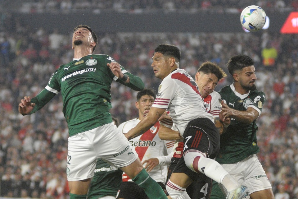 River cayó ante Palmeiras en un partido clave de la Copa Libertadores