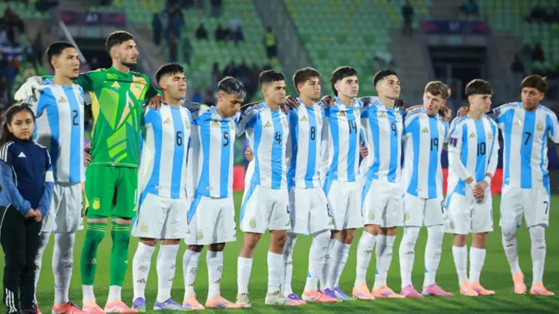 La Albiceleste Sub 20 Brilla con Luz Propia y Avanza con Paso Perfecto