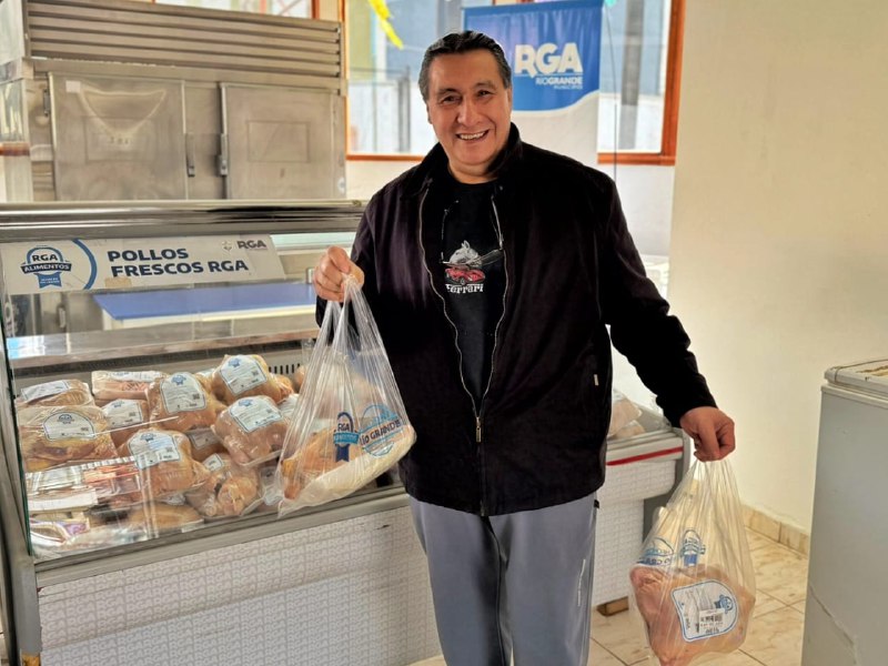POLLOS FRESCOS DE RGA ALIMENTOS NUEVAMENTE EN TODA LA PROVINCIA