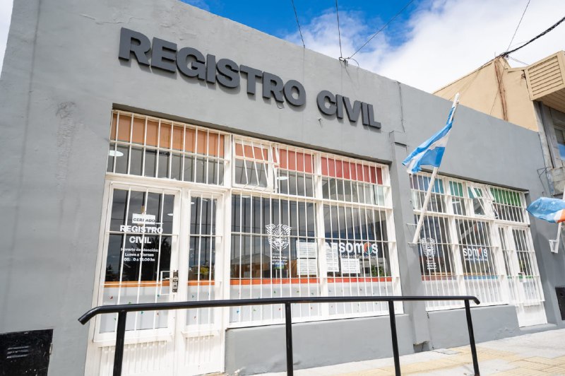 EL REGISTRO CIVIL ABRIRÁ ESTE DOMINGO EN USHUAIA, TOLHUIN Y RÍO GRANDE PARA RETIRO DE DNI