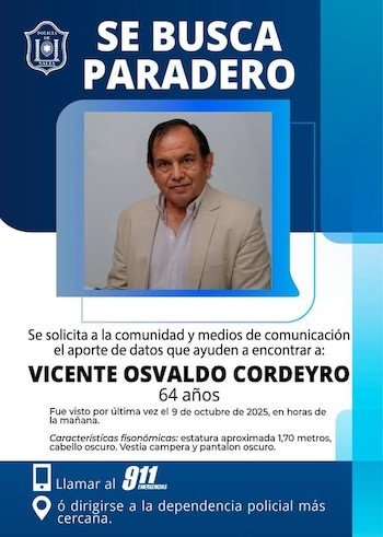Intensa Búsqueda de un Ex Comisario Desaparecido en Salta