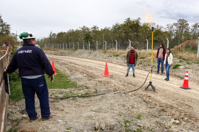 El Municipio de Tolhuin finalizó la ampliación de redes de gas en Altos del Shion