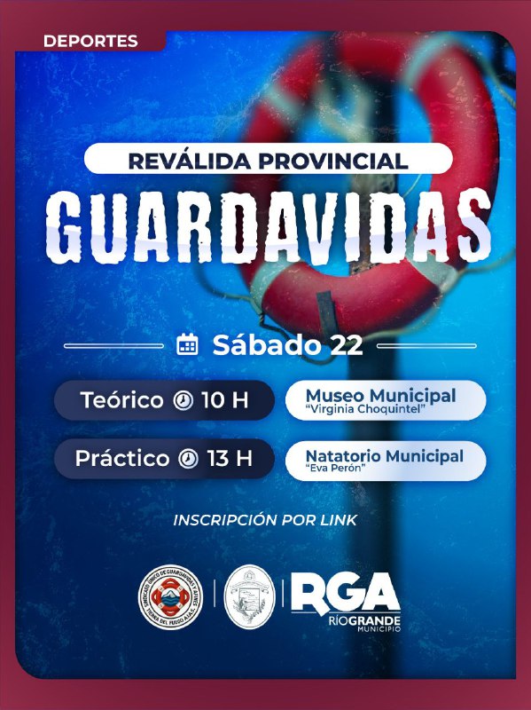 SE ABREN LAS INSCRIPCIONES PARA LA REVÁLIDA PROVINCIAL DE GUARDAVIDAS