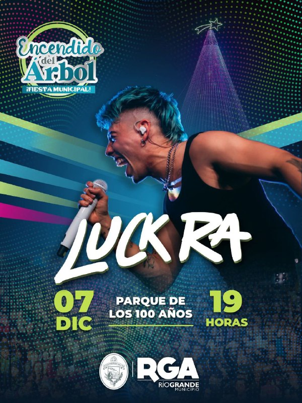 RÍO GRANDE SE PREPARA PARA BAILAR Y CANTAR CON LUCKRA 