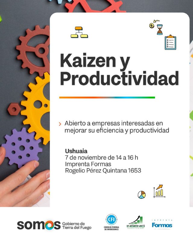 SE INVITA A EMPRESAS Y EMPRENDEDORES AL TALLER ABIERTO SOBRE “KAIZEN Y PRODUCTIVIDAD”