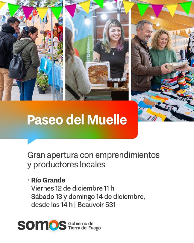 Este Viernes Se Inaugura En Río Grande El Paseo Productivo, Social Y Cultural “Paseo Del Muelle”