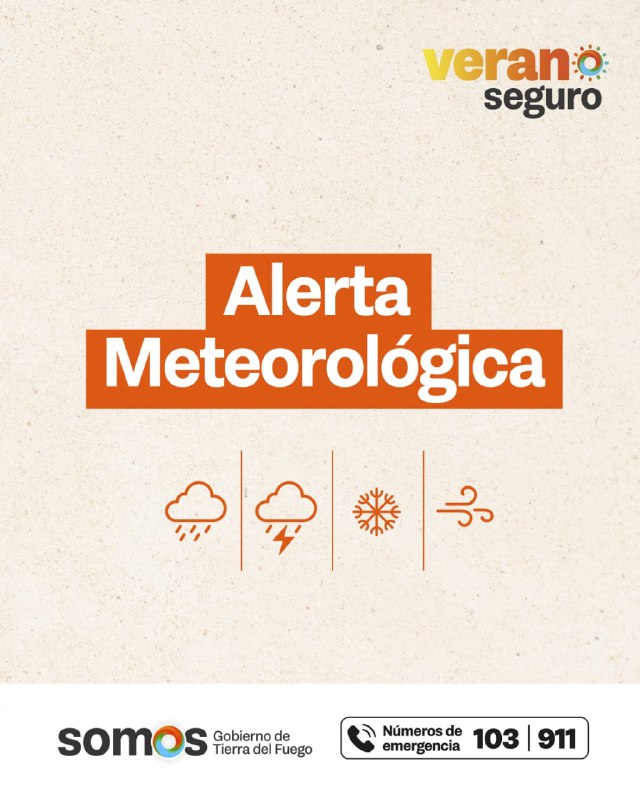 ALERTA AMARILLA POR LLUVIAS INTESAS Y FUERTES VIENTOS