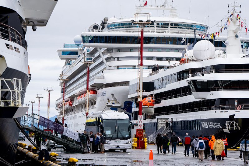 Tierra Del Fuego Demostró Su Capacidad Operativa En Una Jornada De Alta Complejidad De Cruceros En Ushuaia