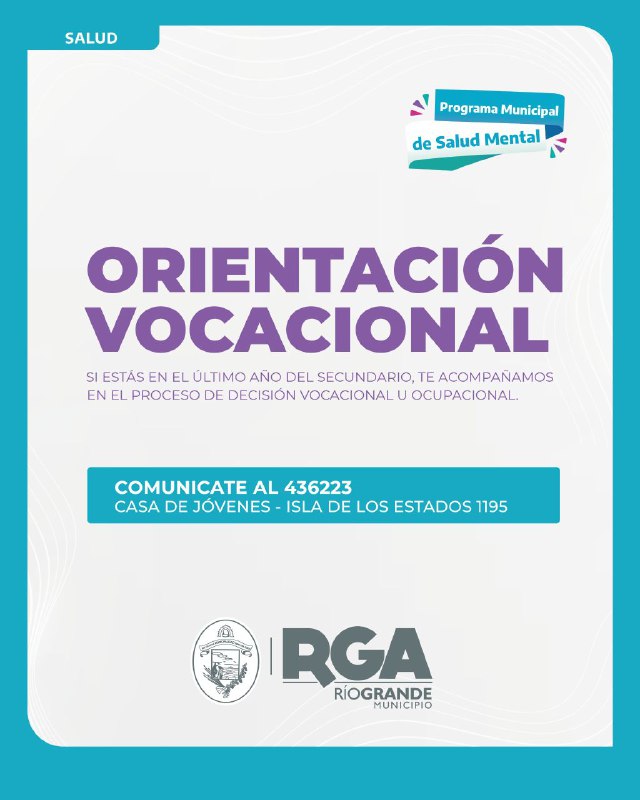 EL MUNICIPIO BRINDARÁ DOS JORNADAS DE ORIENTACIÓN VOCACIONAL PARA JÓVENES