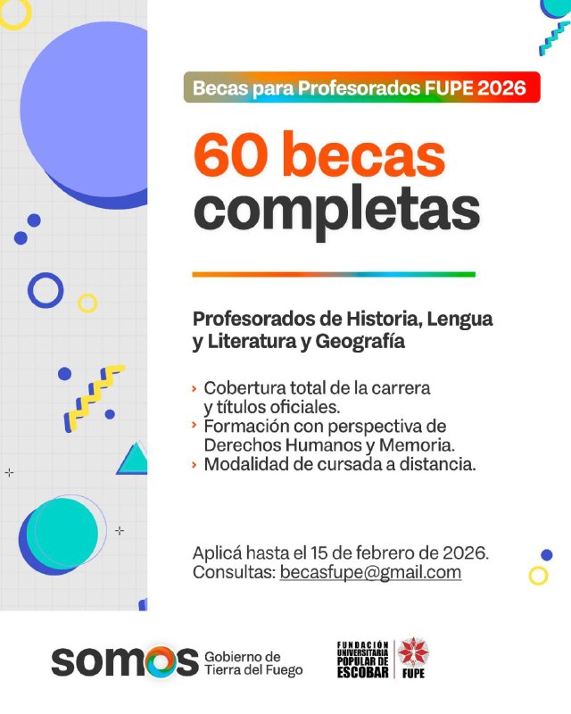 La Provincia Impulsa 60 Becas Completas Para Profesorados Con Enfoque En Derechos Humanos