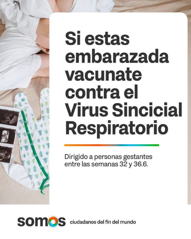 INICIA EN LA PROVINCIA LA VACUNACIÓN CONTRA EL VIRUS SINCICIAL RESPIRATORIO