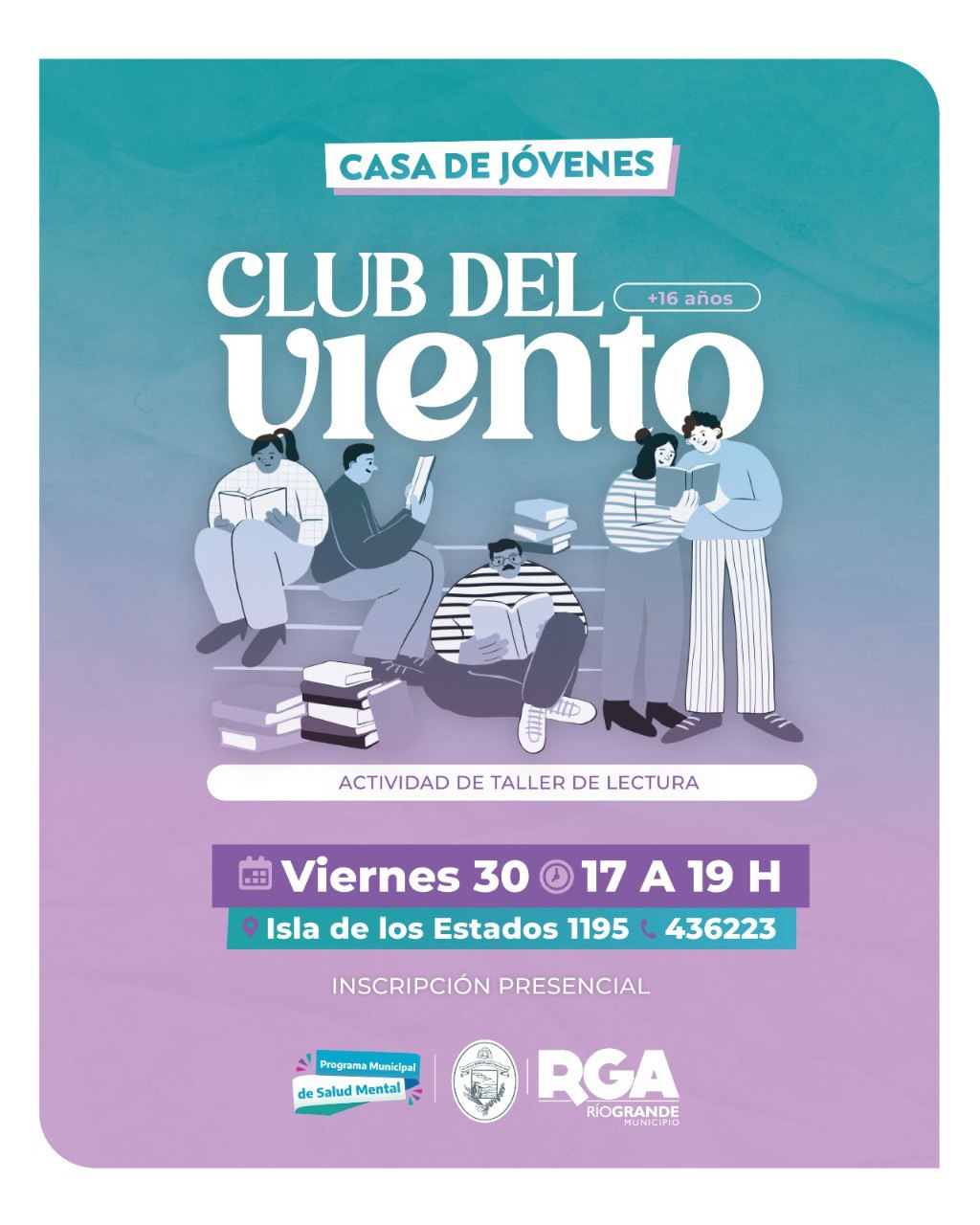SE LANZA EL “CLUB DEL VIENTO”, UN ESPACIO COLECTIVO DE LECTURA PARA LOS RIOGRANDENSES