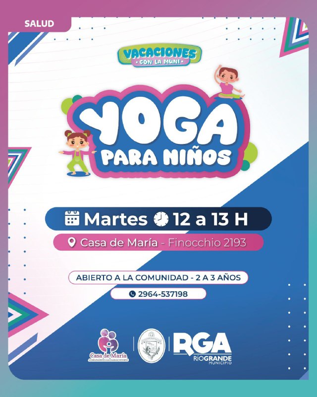 VACACIONES CON LA MUNI: YOGA PARA NIÑOS