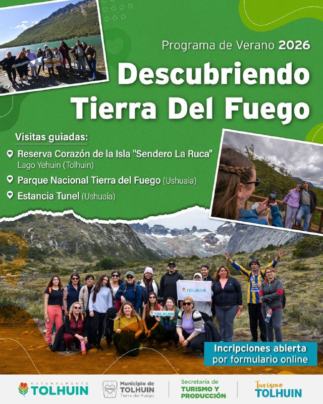 El Municipio de Tolhuin relanza el programa “Descubriendo Tierra del Fuego” con visitas guiadas durante el verano