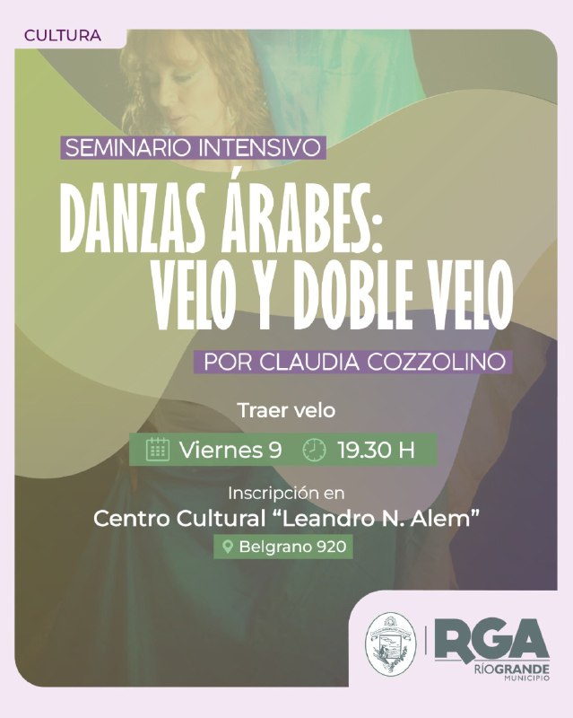 SUMATE AL SEMINARIO INTENSIVO DE DANZAS ÁRABES: VELO Y DOBLE VELO