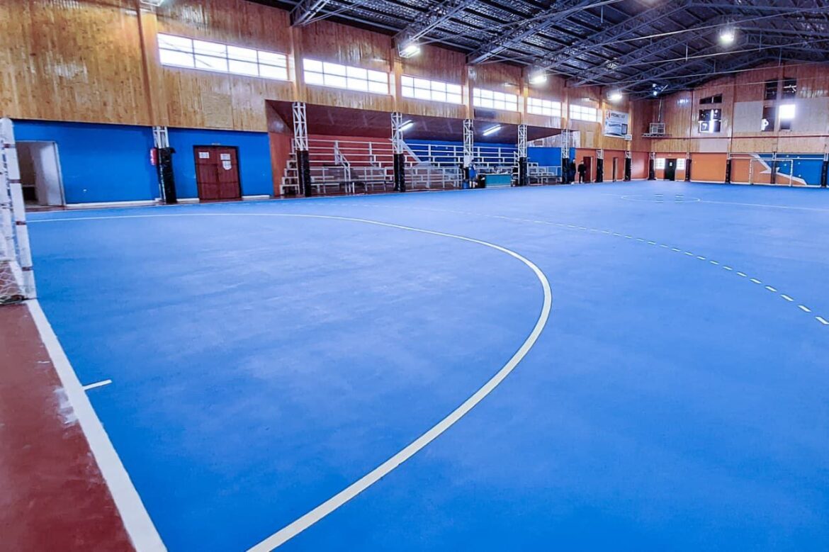 Gobierno Realiza Obras De Pintura Y Refacción De La Cancha Del Gimnasio Jorge Muriel