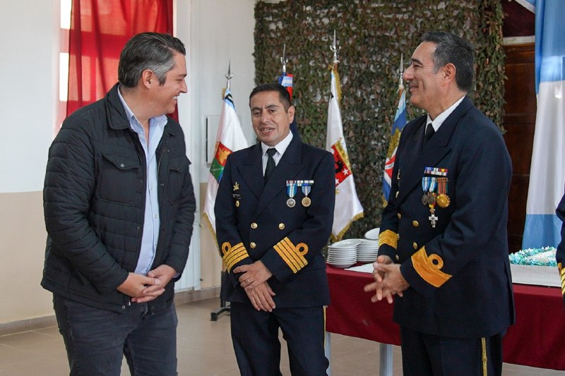 EL INTENDENTE ACOMPAÑÓ EL CAMBIO DE MANDO DE LA BRIGADA DE INFANTERÍA DE MARINA AUSTRAL EN RÍO GRANDE