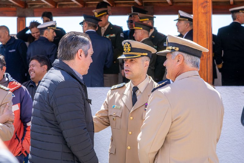EL INTENDENTE ACOMPAÑÓ EL CAMBIO DE MANDO DE LA PREFECTURA NAVAL RÍO GRANDE