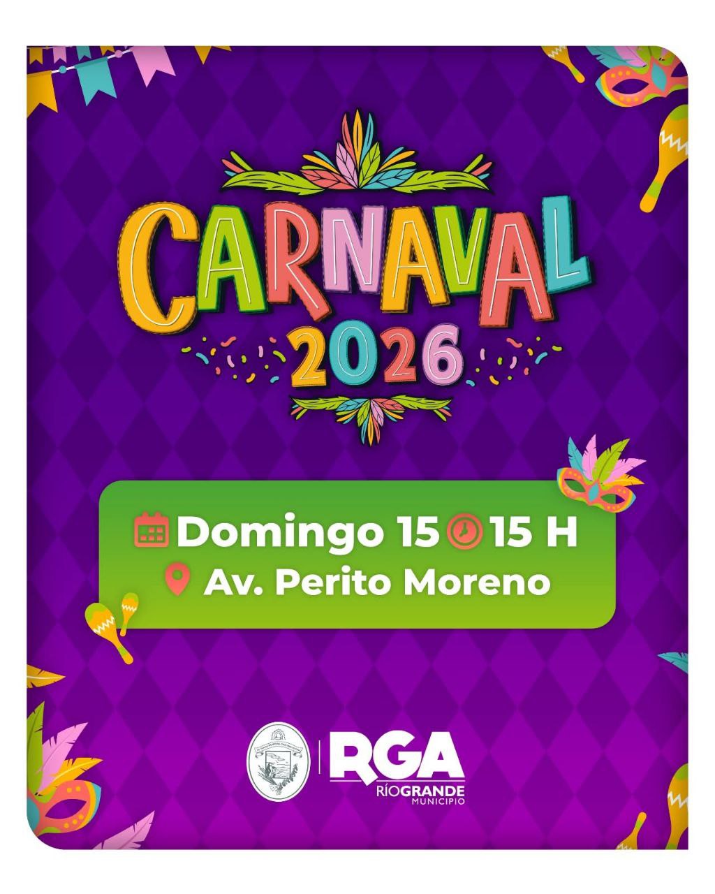 HOY LLEGA EL CARNAVAL CENTRAL 2026