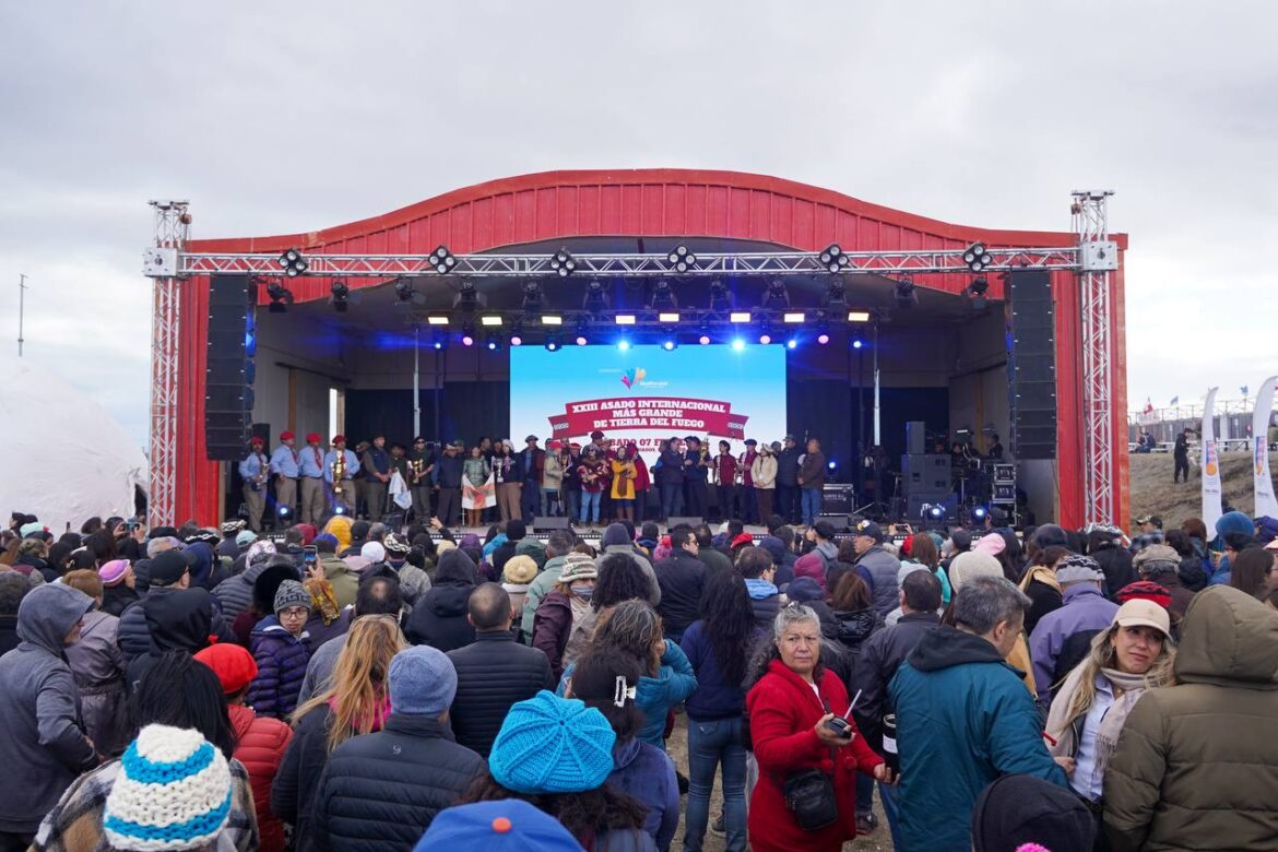 Tolhuin participó del Asado Internacional más grande de Tierra del Fuego en Porvenir
