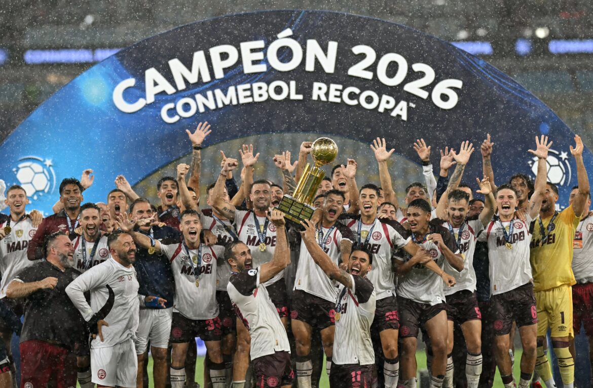 Lanús hace historia en Río y conquista la Recopa Sudamericana en una noche épica