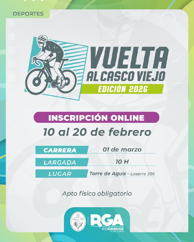 ABREN LAS INSCRIPCIONES PARA LA SEXTA EDICIÓN DE LA VUELTA AL CASCO VIEJO  