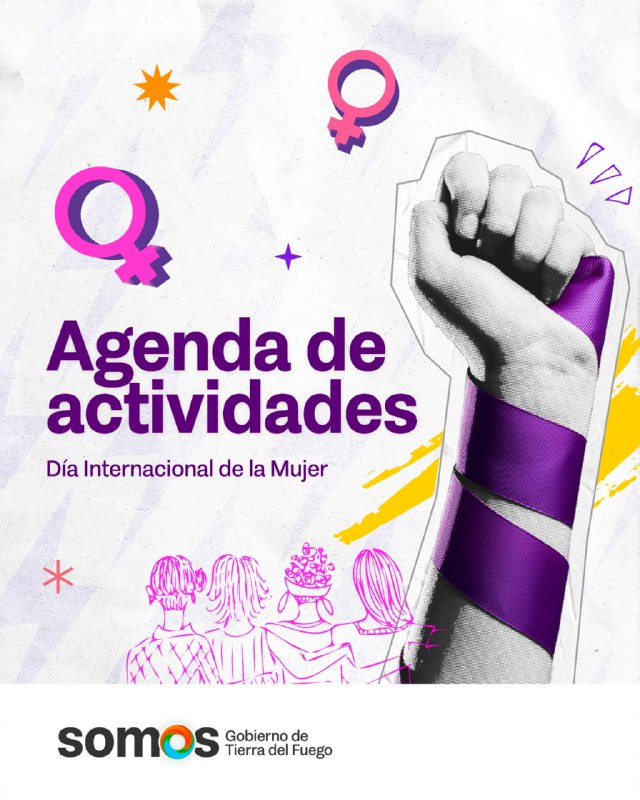 GOBIERNO DE LA PROVINCIA ORGANIZA UNA AGENDA DE ACTIVIDADES POR EL 8M EN TODO EL TERRITORIO FUEGUINO